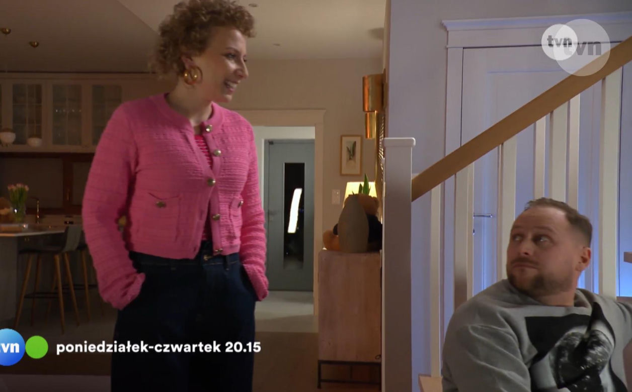 Na Wspólnej odc. 4004: Paweł (Grzegorz Kwiecień), Beata (Katarzyna Ptasińska)