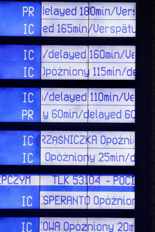 Paraliż na kolei. Gigantyczne opóźnienia pociągów