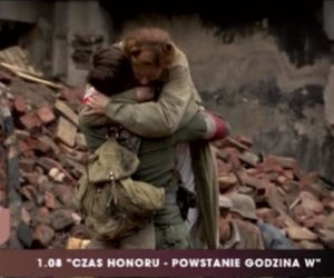 Pytanie na śniadanie na planie 7 sezonu Czasu honoru. Magdalena Różczka, Maciej Zakościelny