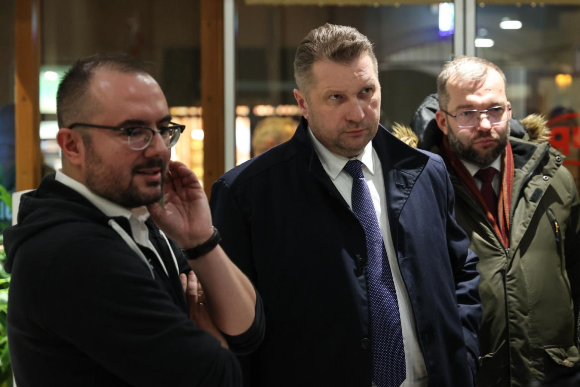 Interwencja poselska w siedzibie PAP