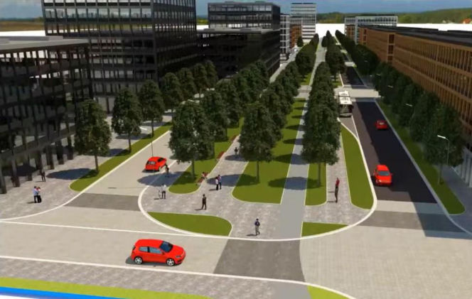 Nowy układ komunikacyjny na Kępie Parnickiej