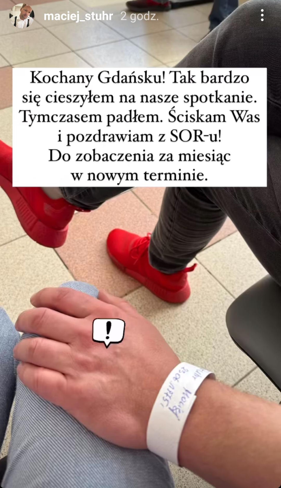 Maciej Stuhr w szpitalu. Nie ma dobrych wieści