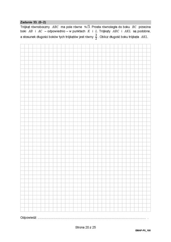 Matura 2021 matematyka