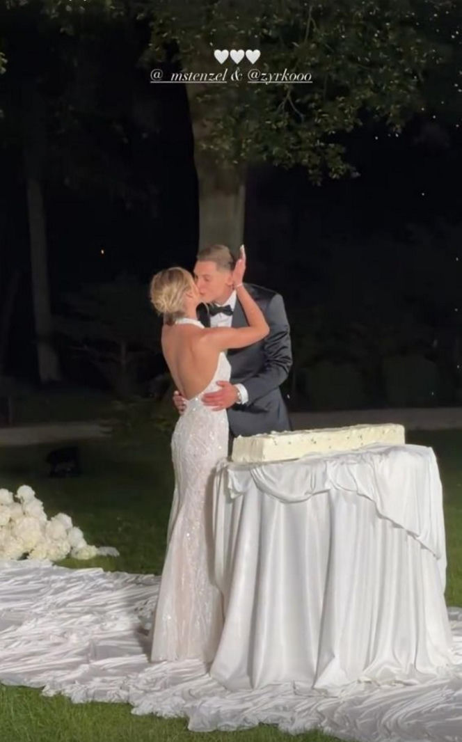Maria Stenzel i Mateusz Żyro wzięli ślub