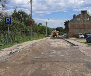 Remont ulicy Woziwodzkiej w Łomży