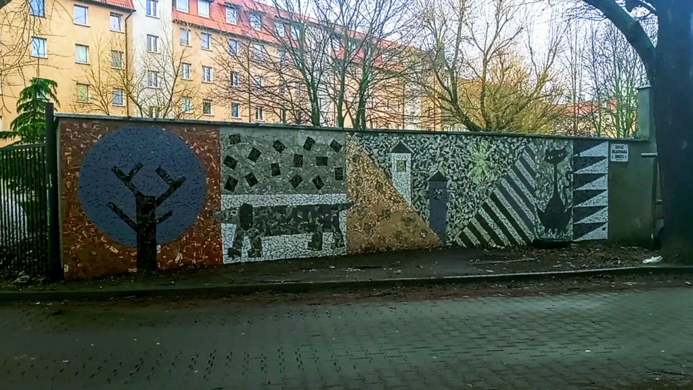 Mozaika przy ul. Pułaskiego