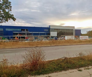 Budowa sklepu IKEA w Szczecinie - sierpień 2020