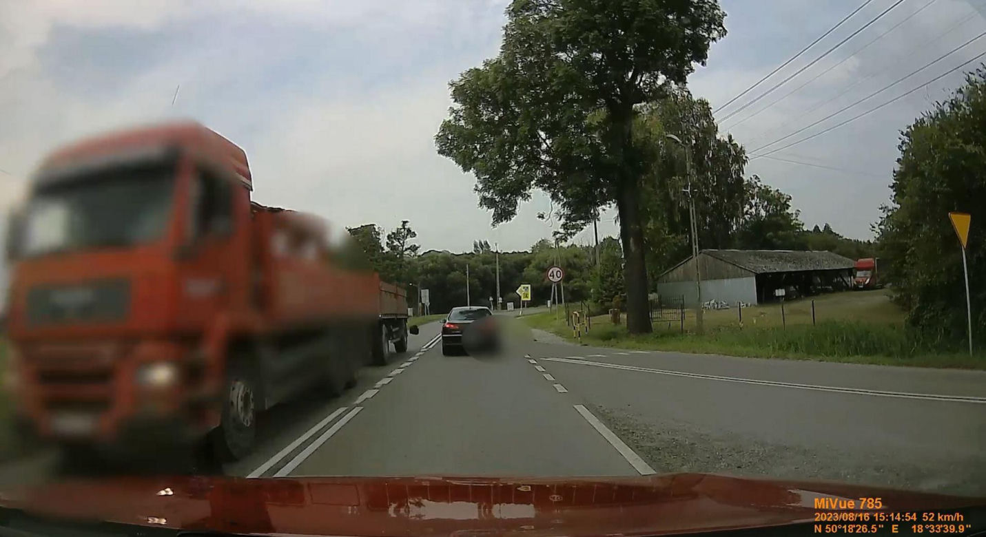 Cudem uniknęła śmierci. Wszystko zarejestrowała kamera...
