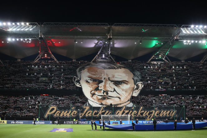 Jacek Magiera żegnany przez Legię