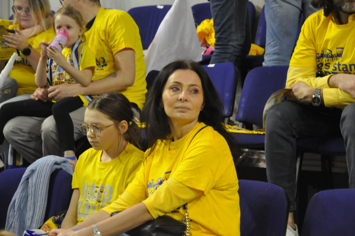 Kibice na meczu Industria Kielce - SC Magdeburg