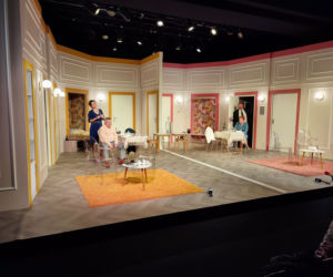 Spektakl Prezent urodzinowy w Teatrze Żeromskiego w Kielcach - próba
