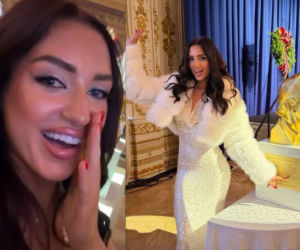 Derpieński szalała na imprezie Trumpa. Jedno zachowanie wywołało u niej pisk