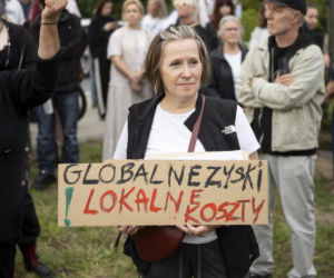 Protest w Piasecznie przeciwko Data Center