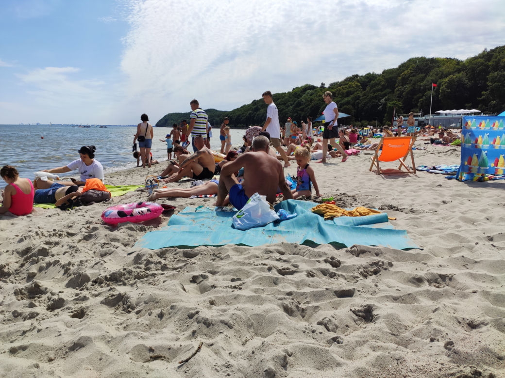Gdynia, plaża Śródmieście 