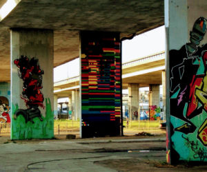 Murale na filarach Trasy Zamkowej