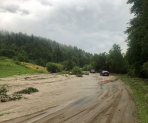 Skutki ulewnych deszczy w Gminie Zakliczyn