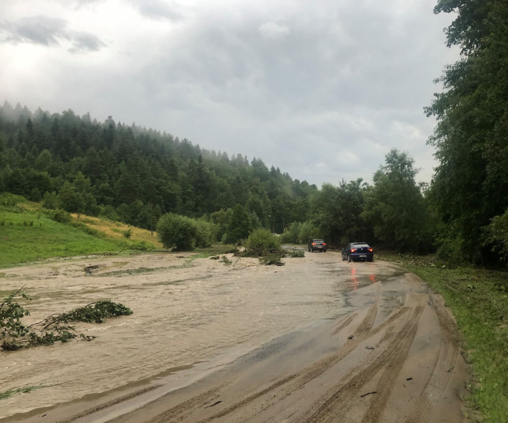Skutki ulewnych deszczy w Gminie Zakliczyn