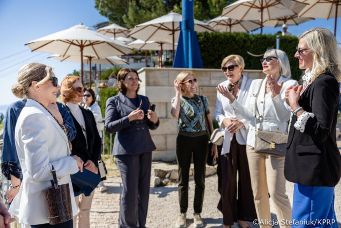 Pierwsze Damy w Chorwacji: Marta Nawrocka i Agata Duda