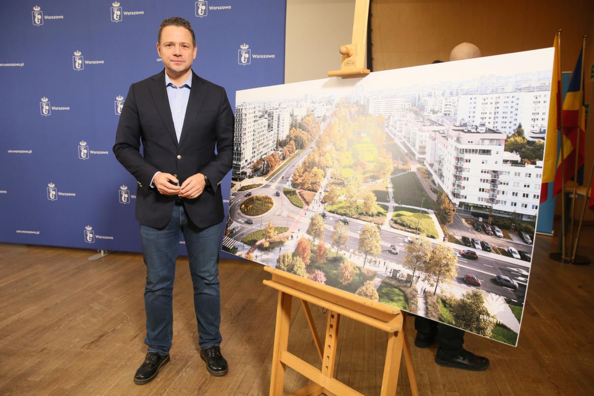 Będzie park nad Południową Obwodnicą Warszawy. Rafał Trzaskowski podpisał umowę na budowę 