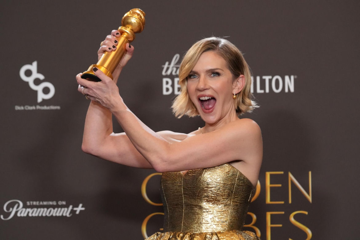 Pamela znów jest blondynką! Zobacz kreacje ze Złotych Globów