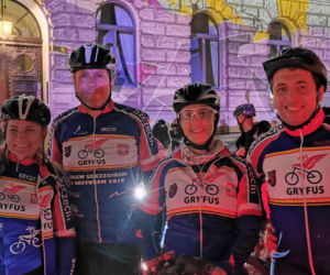 Szczecińscy rowerzyści na Festiwalu Światła w Berlinie