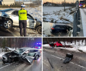Tych wypadków można było uniknąć, gdyby kierowcy zwolnili. Oto bilans świątecznego weekendu... [FOTO]