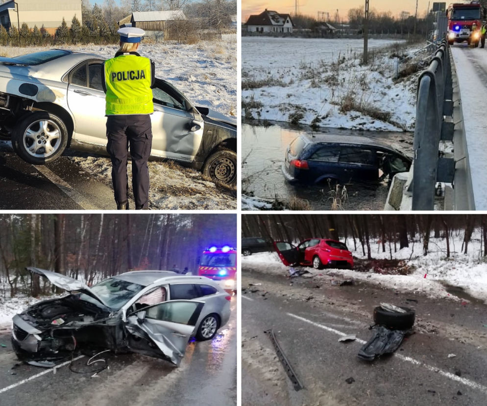 Tych wypadków można było uniknąć, gdyby kierowcy zwolnili. Oto bilans świątecznego weekendu... [FOTO]