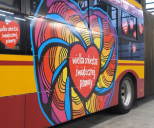 MZA: Autobus nr tab. 8221 - Solaris U18 dla WOŚP