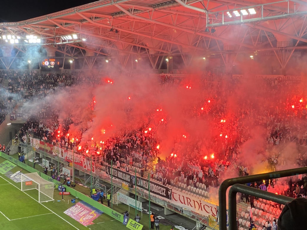 Derby Łodzi 2024. Tak bawili się kibice