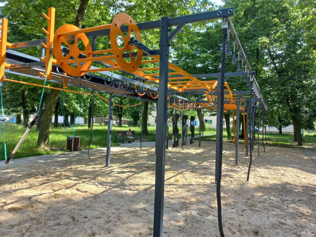 Ninja Park w Lesznie gotowy. To ekstremalny tor przeszkód