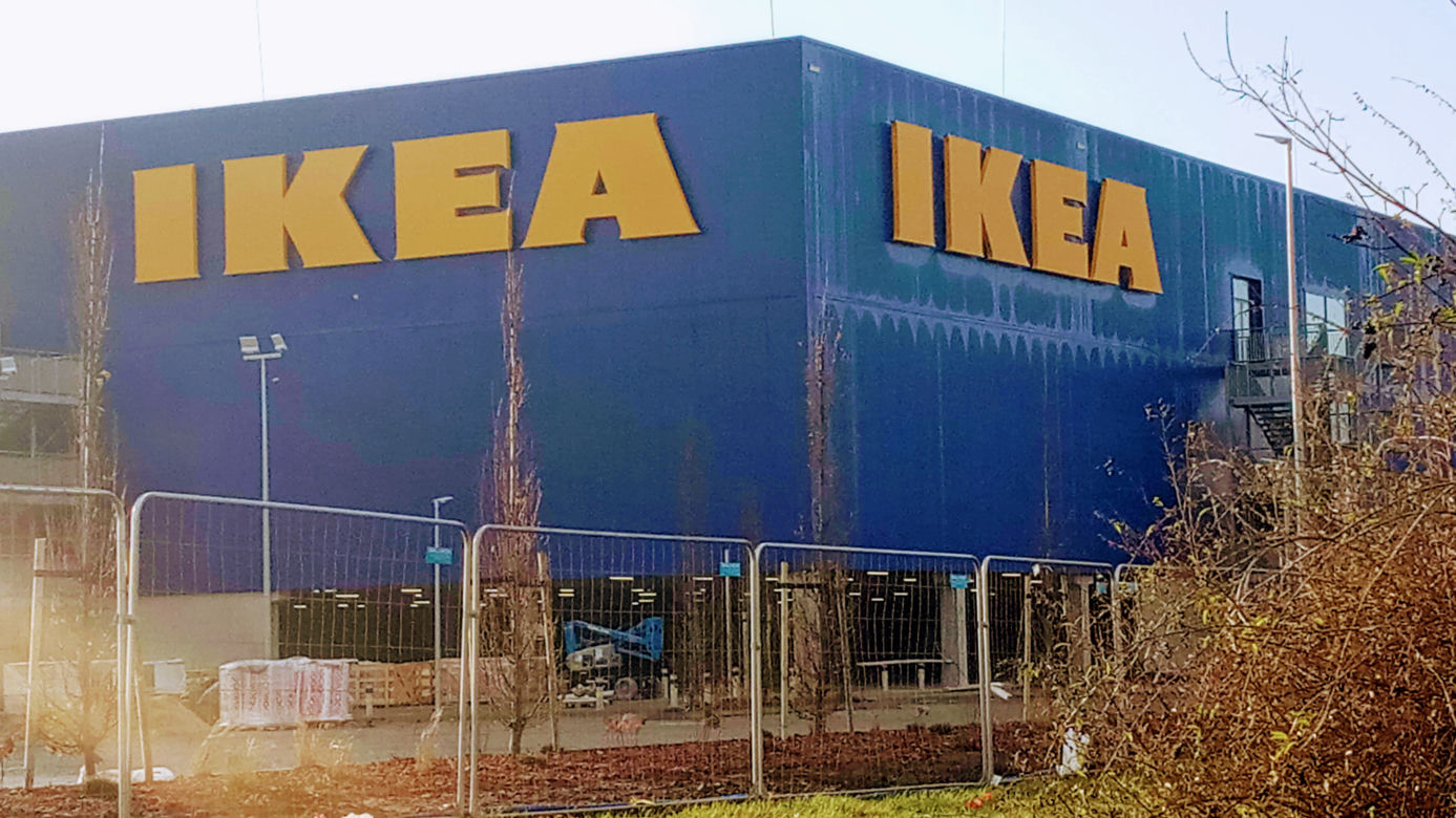 Budowa sklepu IKEA w Szczecinie - grudzień 2020