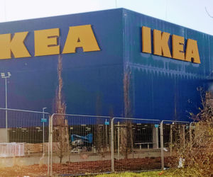 Budowa sklepu IKEA w Szczecinie - grudzień 2020