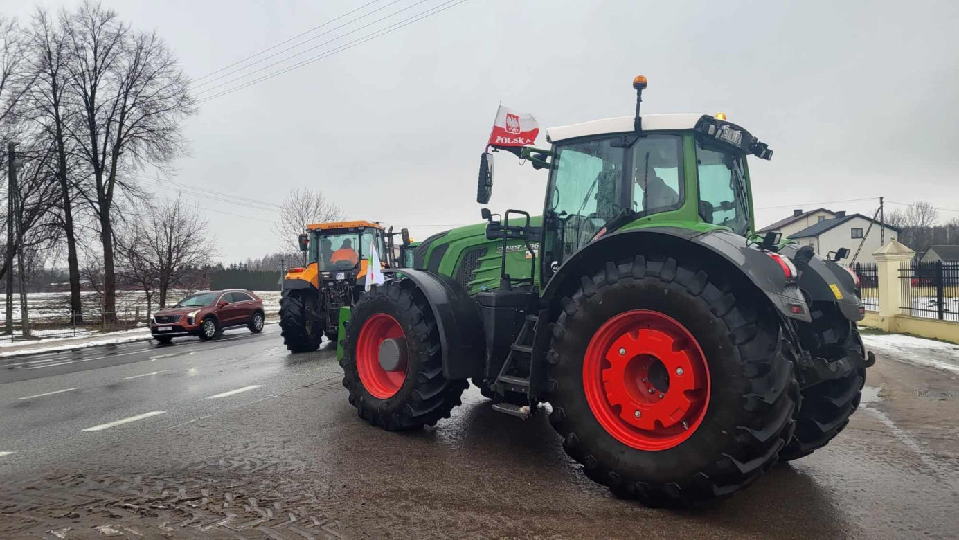 Rolniczy protest przeciwko inportowi z boża z Ukrainy i restrykcjom Europejskiego Zielonego Ładu 