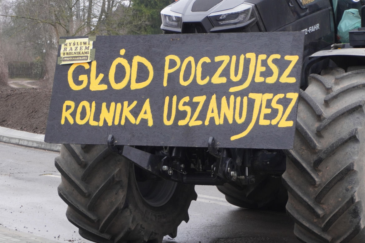 Protest rolników wokół Białegostoku - 20 marca 2024