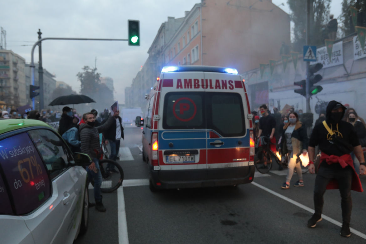 Strajk kobiet w Warszawie