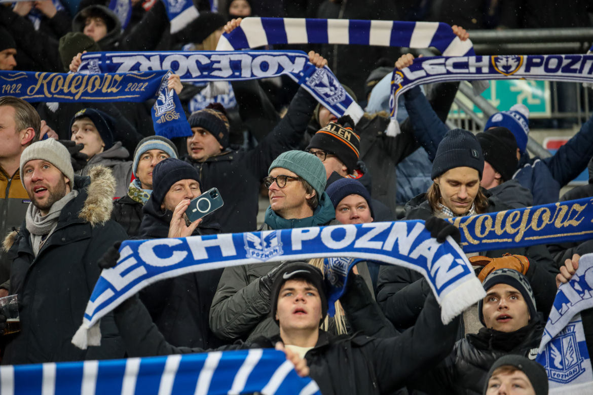 Tak bawili się kibice na meczu Lech Poznań - Djurgardens