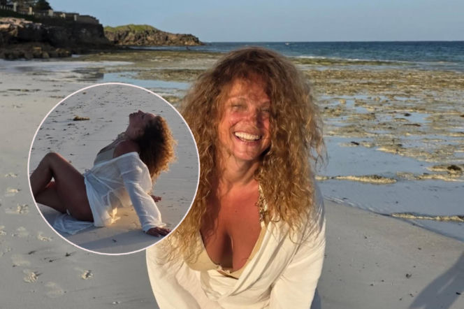 Joanna Liszowska zaświeciła pośladkami. I nie tylko! Okryła się jedynie zwiewną koszulą, wszystko było widać