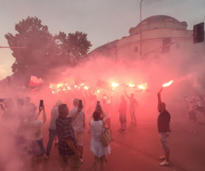 „Cześć i chwała bohaterom!”. Siedlczanie spotkali się w centrum miasta, by uczcić 82. rocznicę wybuchu Powstania Warszawskiego