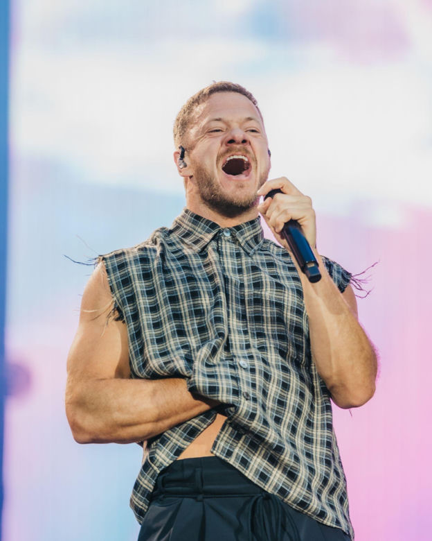 Koncert Imagine Dragons w Warszawie (18.07.2025). Organizatorem koncertu jest Live Nation, a patronem medialnym - Radio ESKA
