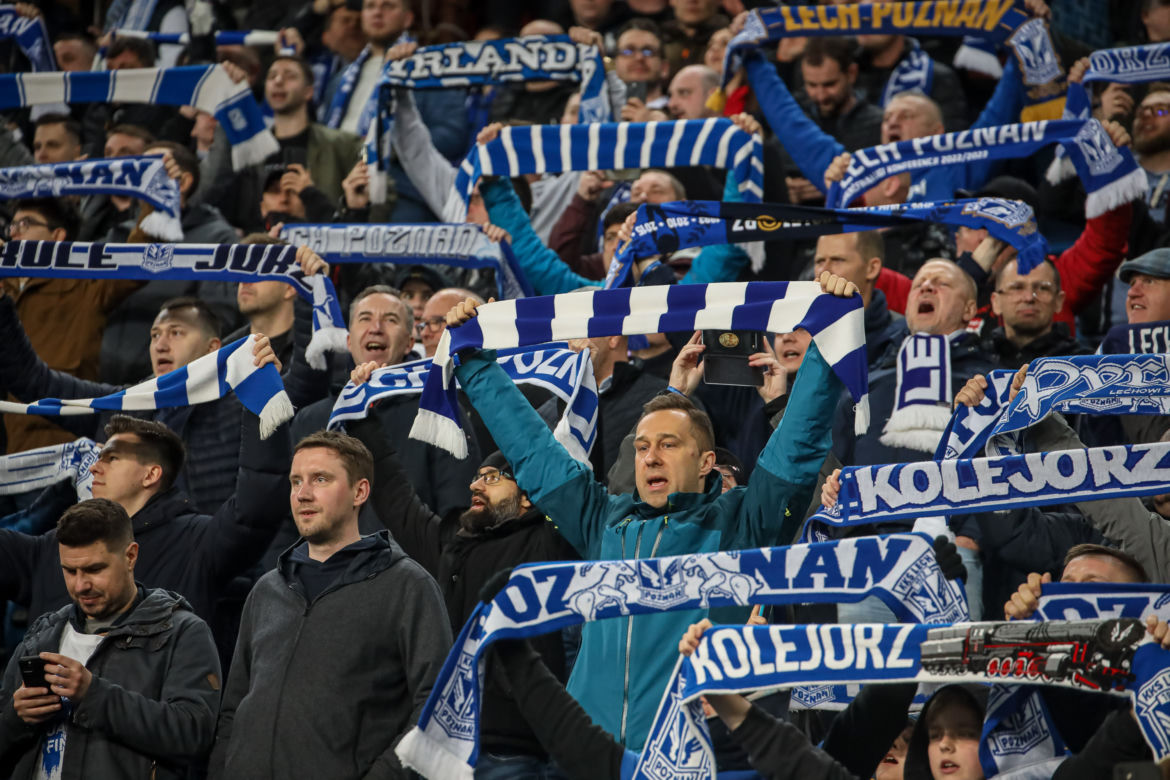 Lech - Fiorentina w obiektywie. Kibice bawili się świetnie