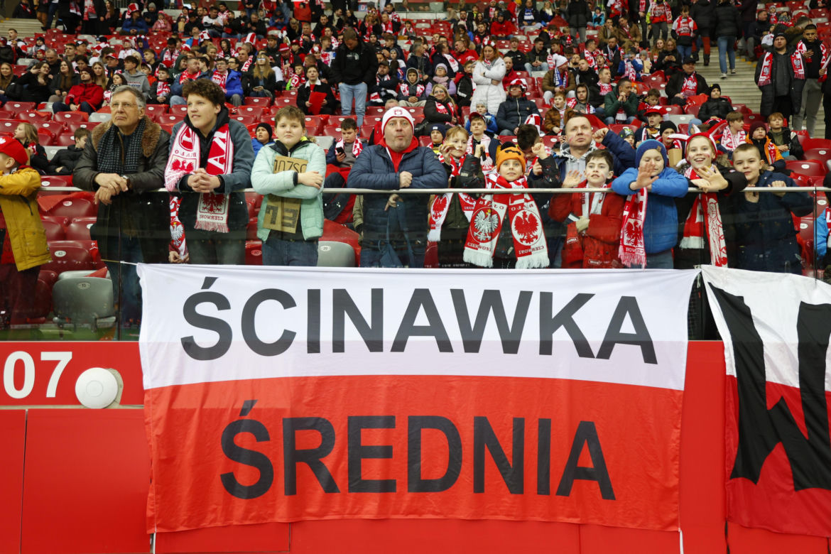 Kibice na meczu Polska - Estonia. Zdjęcia z trybun [21.03.2024]
