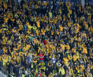 GKS Katowice - Lechia Gdańsk: Zdjęcia kibiców i zawodników z meczu 25. kolejki PKO BP Ekstraklasy