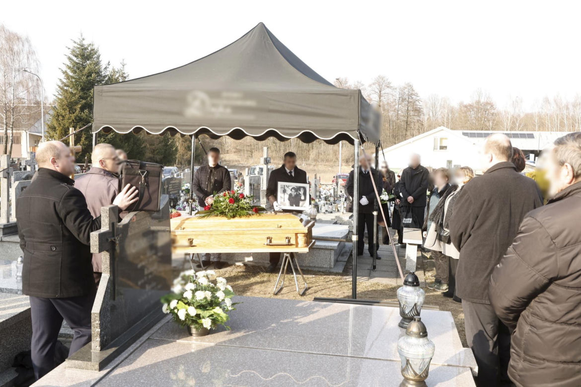 Pogrzeb fotoreportera Adama Chełstowskiego