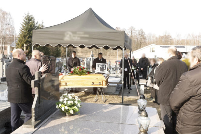 Pogrzeb fotoreportera Adama Chełstowskiego