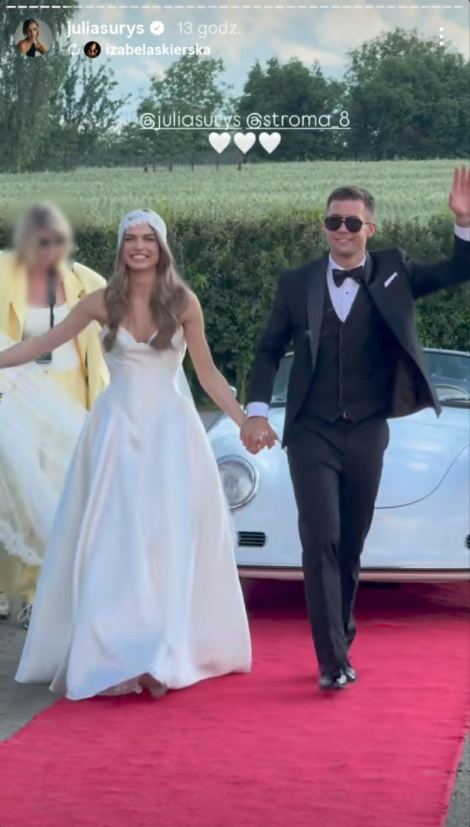 Julia Suryś z "Tańca z Gwiazdami" poślubiła przystojnego piłkarza. Kim jest jej ukochany?