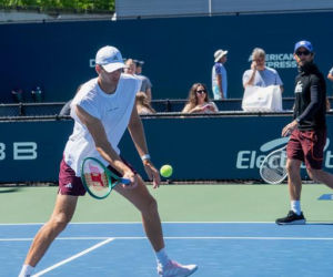 Trening polskich tenisistów przed US Open 2026