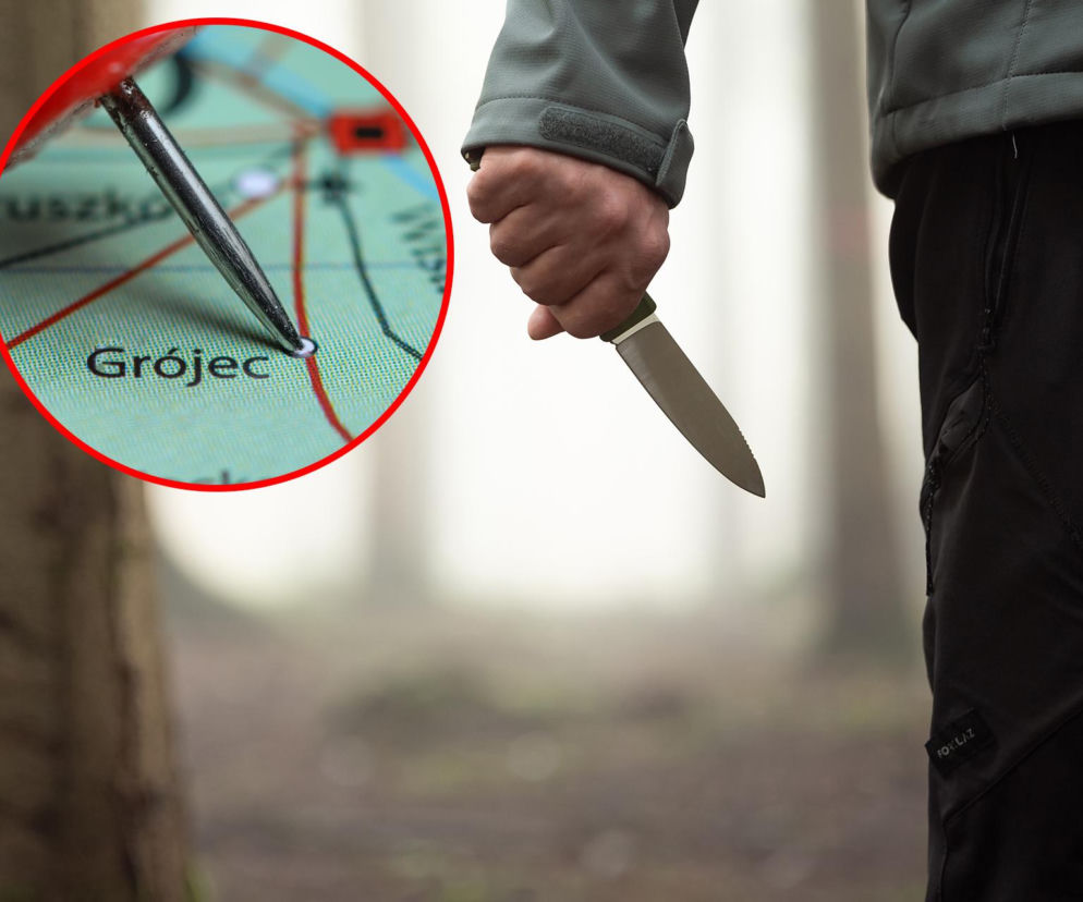 Chwile grozy w centrum Grójca. Szaleniec z nożem pociął dwie kobiety! Nowe fakty w sprawie