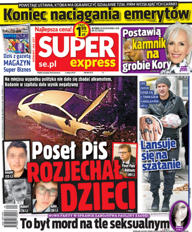 Wjechał w dzieci, zapłaci tylko grzywnę?