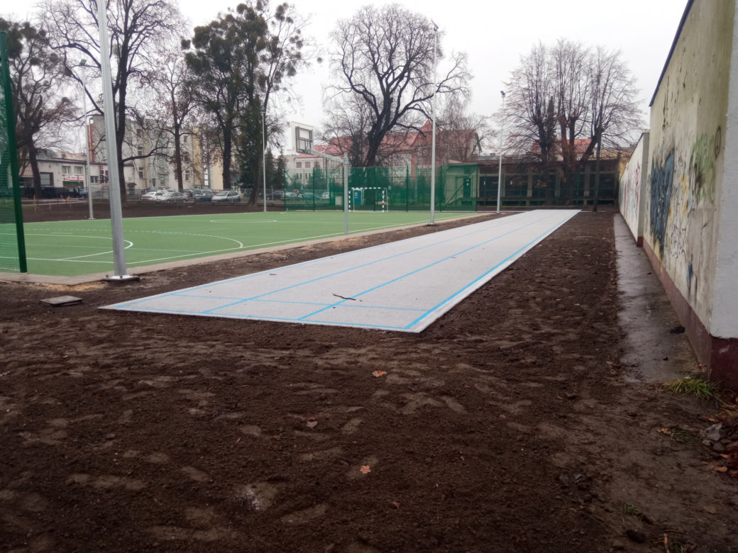 Postępy prac na boisku przy SP nr 17 w Grudziądzu