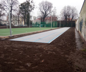 Postępy prac na boisku przy SP nr 17 w Grudziądzu